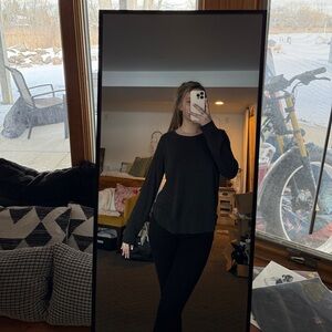 Banana Republic Classic Black Long Sleeve Top